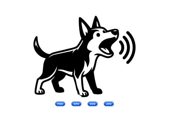 Barking Dog SVG Clipart Review