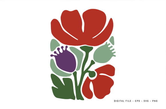 Bold Abstract Poppy SVG Review