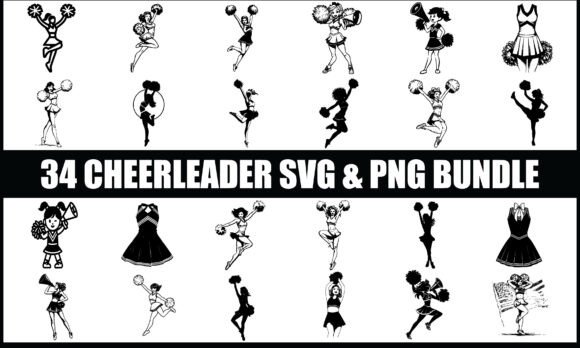 Cheerleader SVG PNG Bundle: A Designer’s Review