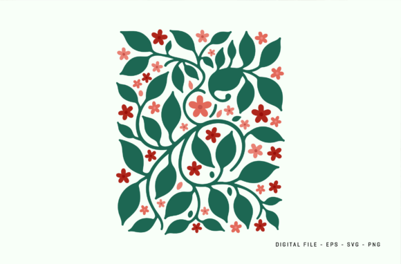 Delicate Flower Pattern SVG Review