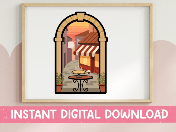 Italian Street View Archway Sticker Review