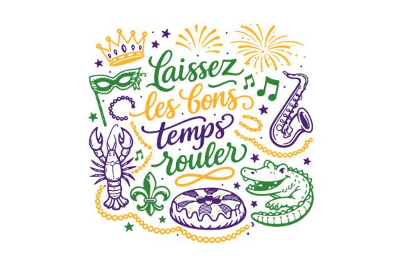 Mardi Gras PNG SVG Sublimation Review