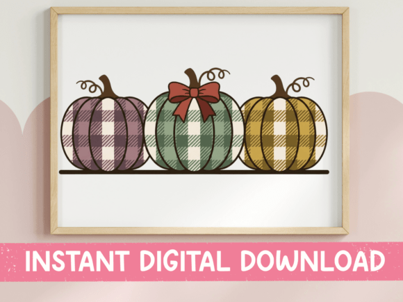 Plaid Pumpkin Trio Cozy Fall SVG Review