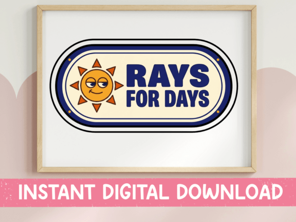 Rays for Days Retro Sun Badge Sticker Review