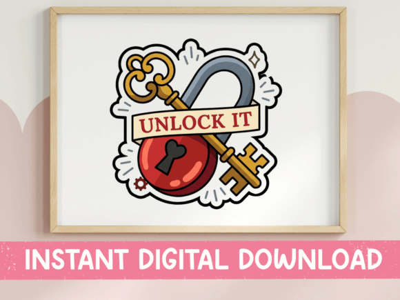 Unlock It Lock Key Sticker Embroidery Review