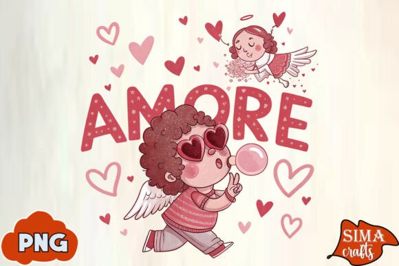 Valentine Cupid Amore SVG PNG Review